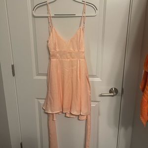 Pink Lucy in the Sky tie dress